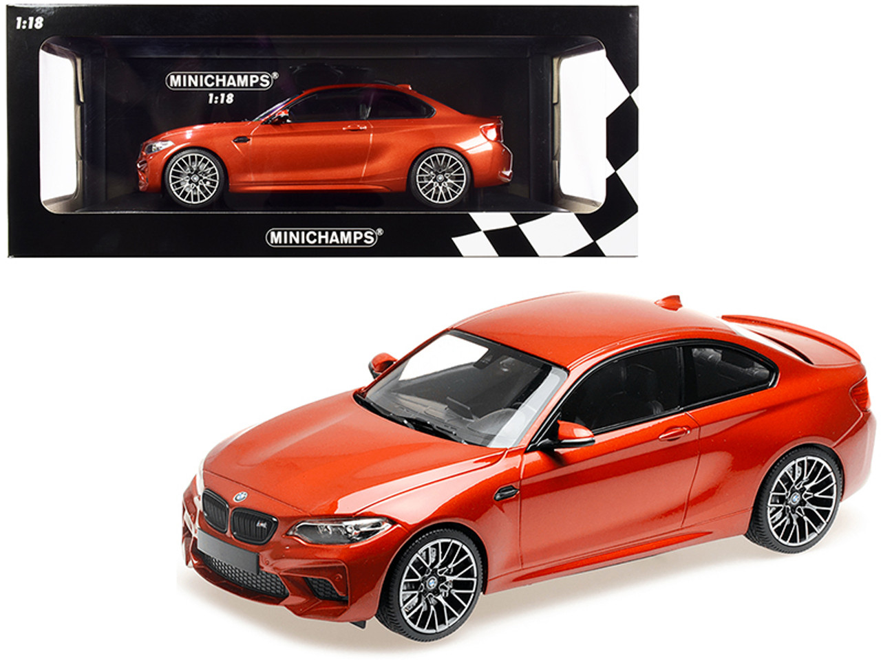 2019 BMW M2 Competition Orange Metallic Limited Edition to 504