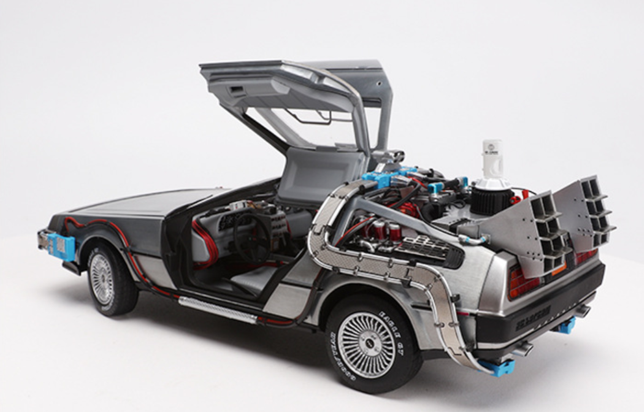 BTTF Delorean Custom Hotwheels - Custom Hot Wheels & Diecast Cars