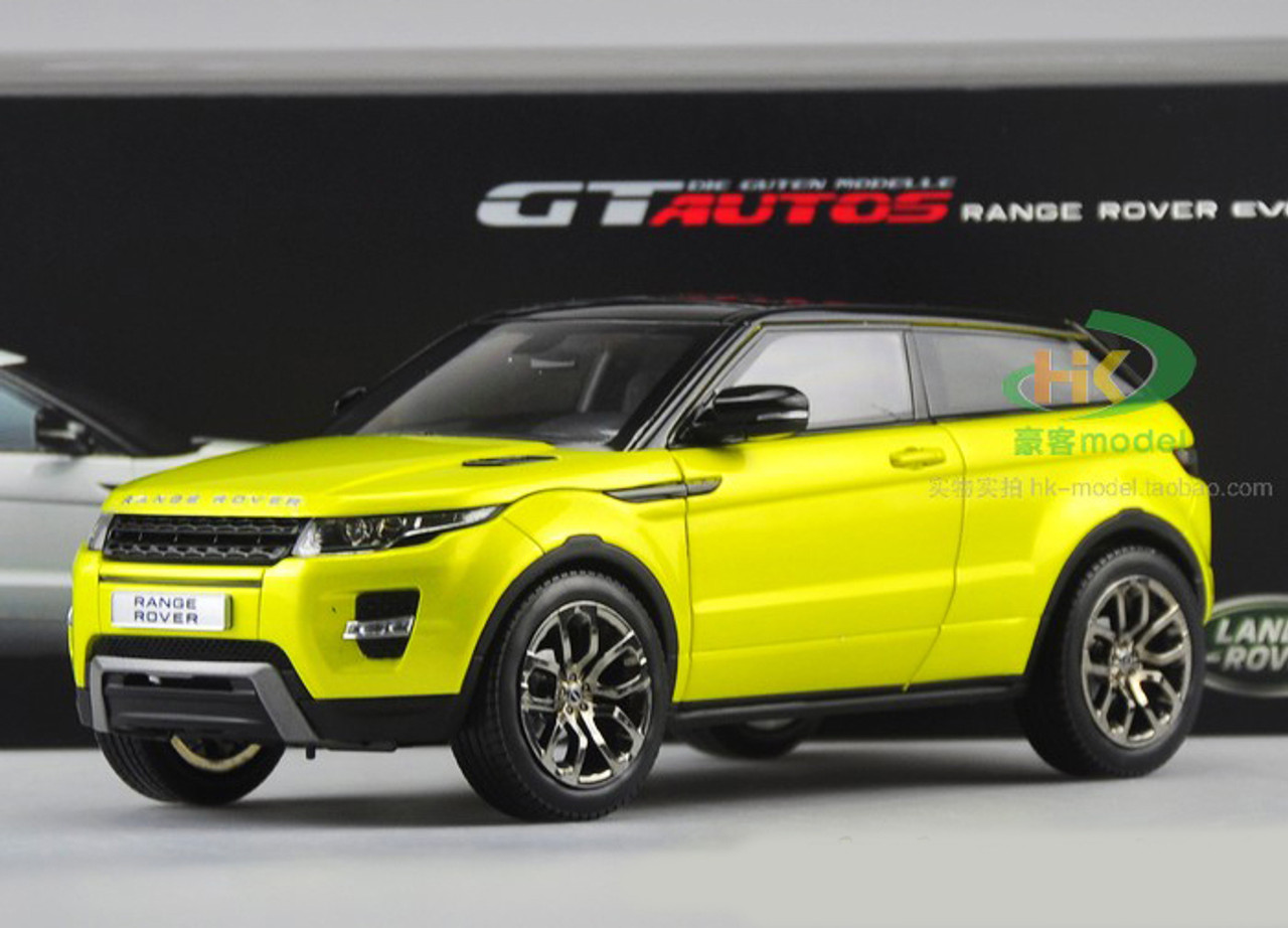 1/18 GTAutos Range Rover Evoque (Yellow) Diecast Car Model