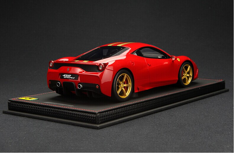LIMITED 20! BBR HANDMADE RESIN 1/18 FERRARI 458 SPECIALE (Red w