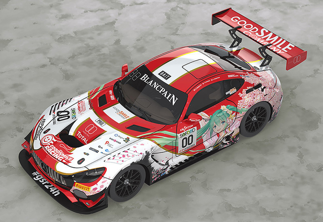 1/18 Goodsmile HATSUNE MIKU Mercedes-Benz Mercedes AMG 2017 SPA24H ver. Car Model