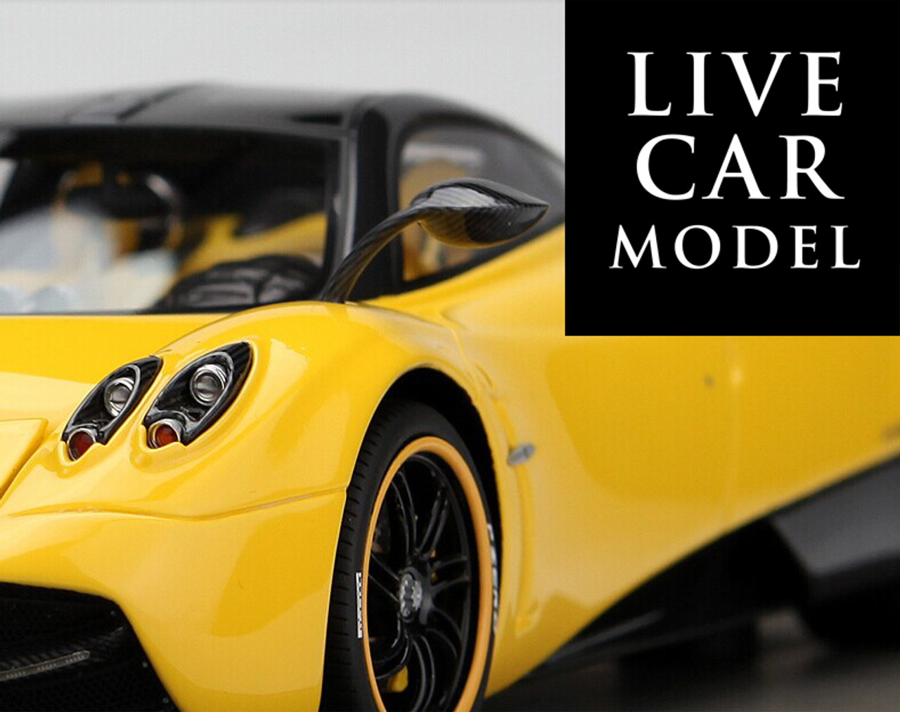 LIMITED 50! BBR HANDMADE 1/18 PAGANI HUAYRA (YELLOW)