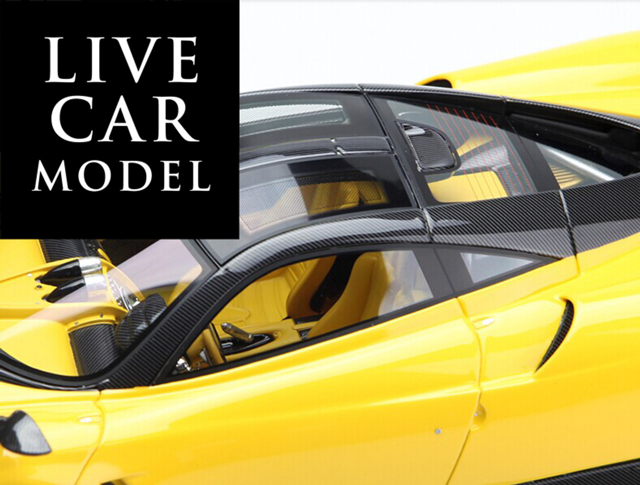 LIMITED 50! BBR HANDMADE 1/18 PAGANI HUAYRA (YELLOW)