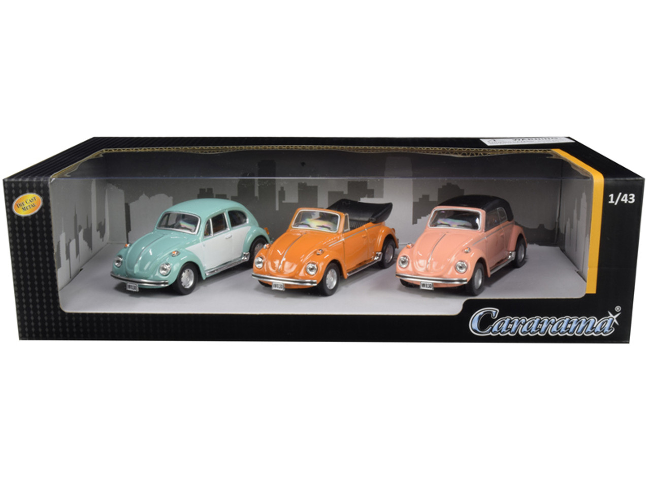 1/43 Cararama W/B 3 Pack Set Mini Cooper Diecast Car Model 