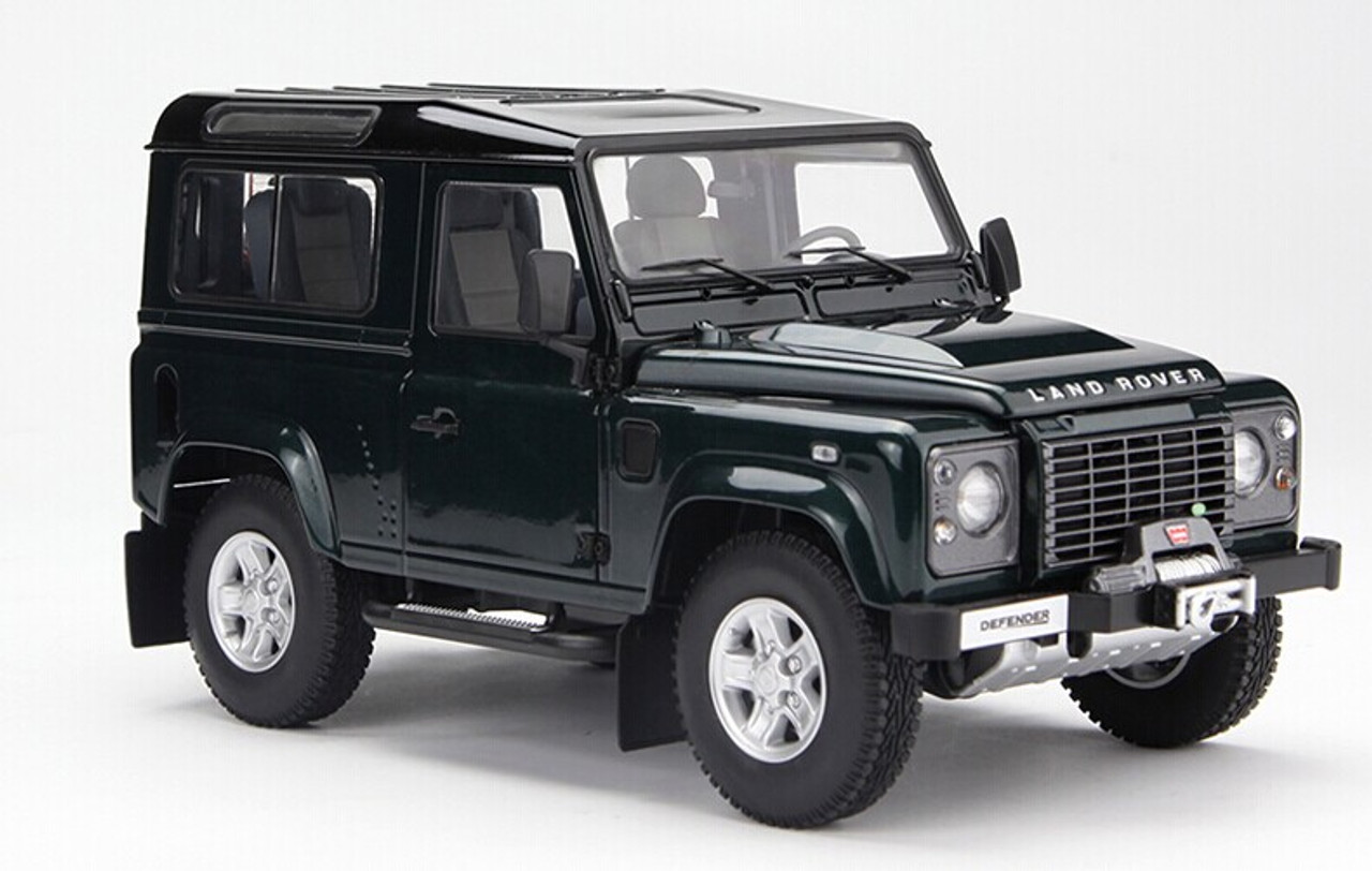 1/18 Kyosho Land Rover Defender 90 (Dark Green) Diecast Car Model