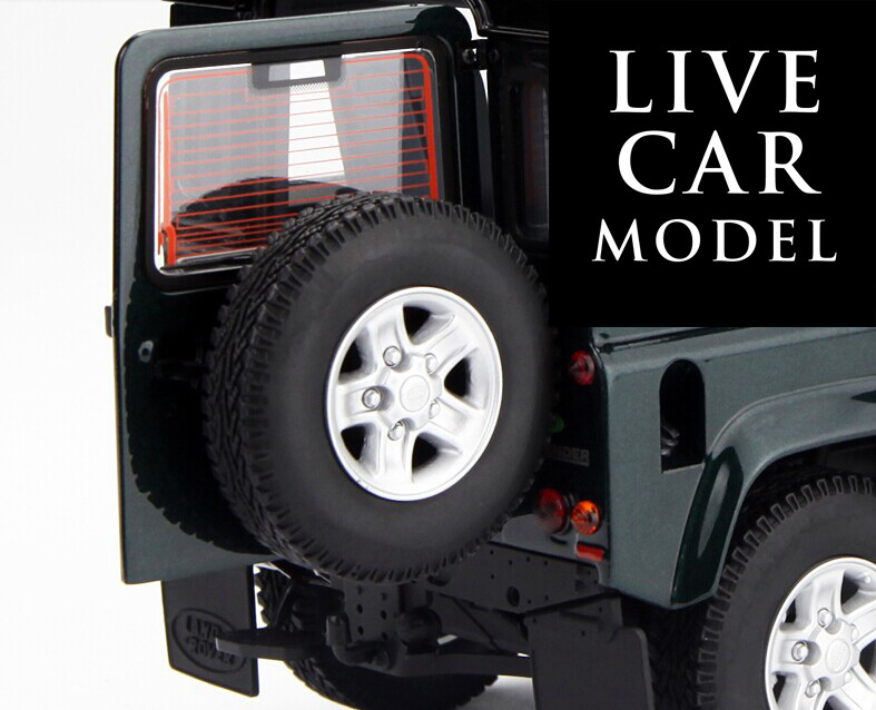 1/18 Kyosho Land Rover Defender 90 (Dark Green) Diecast Car Model