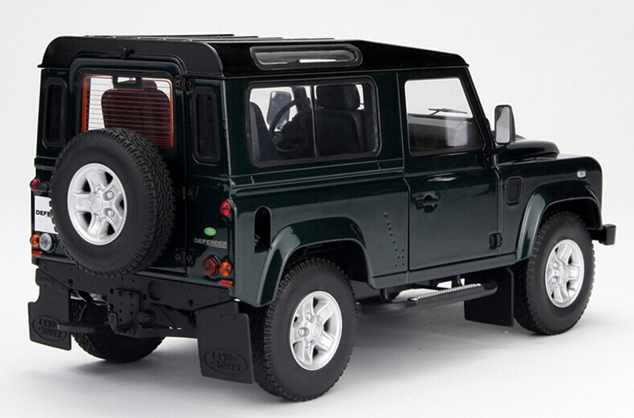 1/18 Kyosho Land Rover Defender 90 (Dark Green) Diecast Car Model