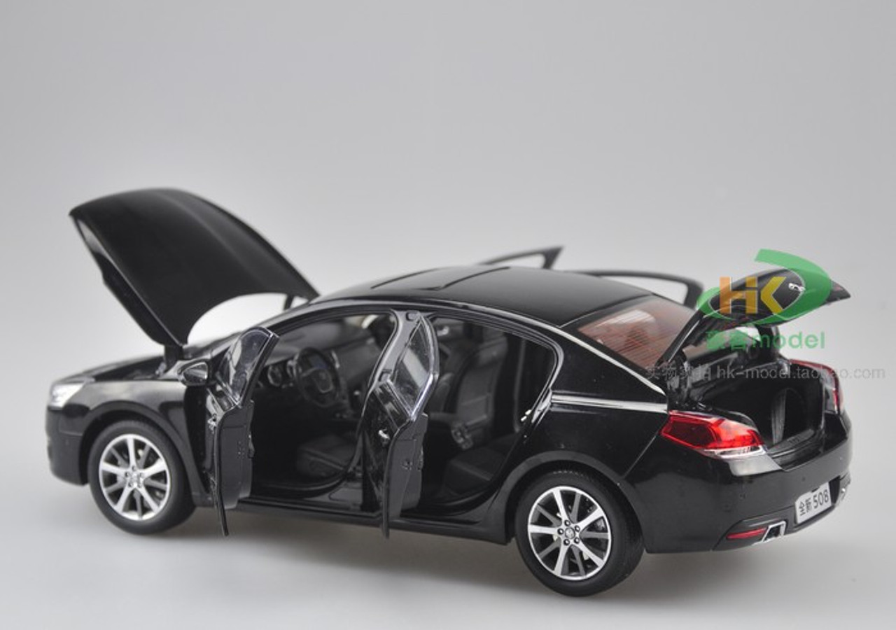 1/18 Dealer Edition 2015 Peugeot 508 508L (Black) Diecast
