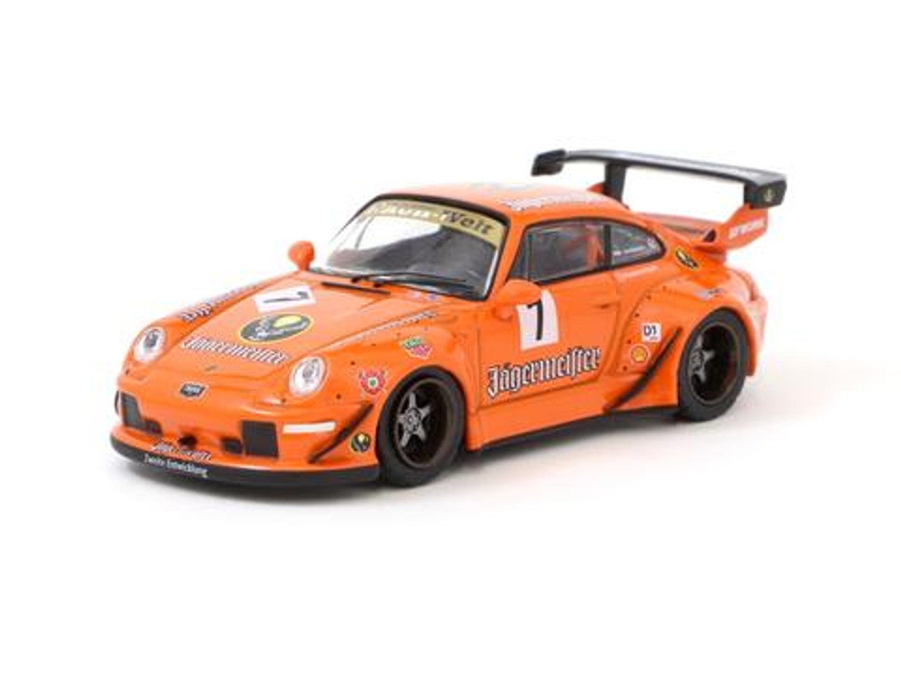 Tarmac Works 1:64 RWB 993 Jagermeister (Orange) Diecast Car Model