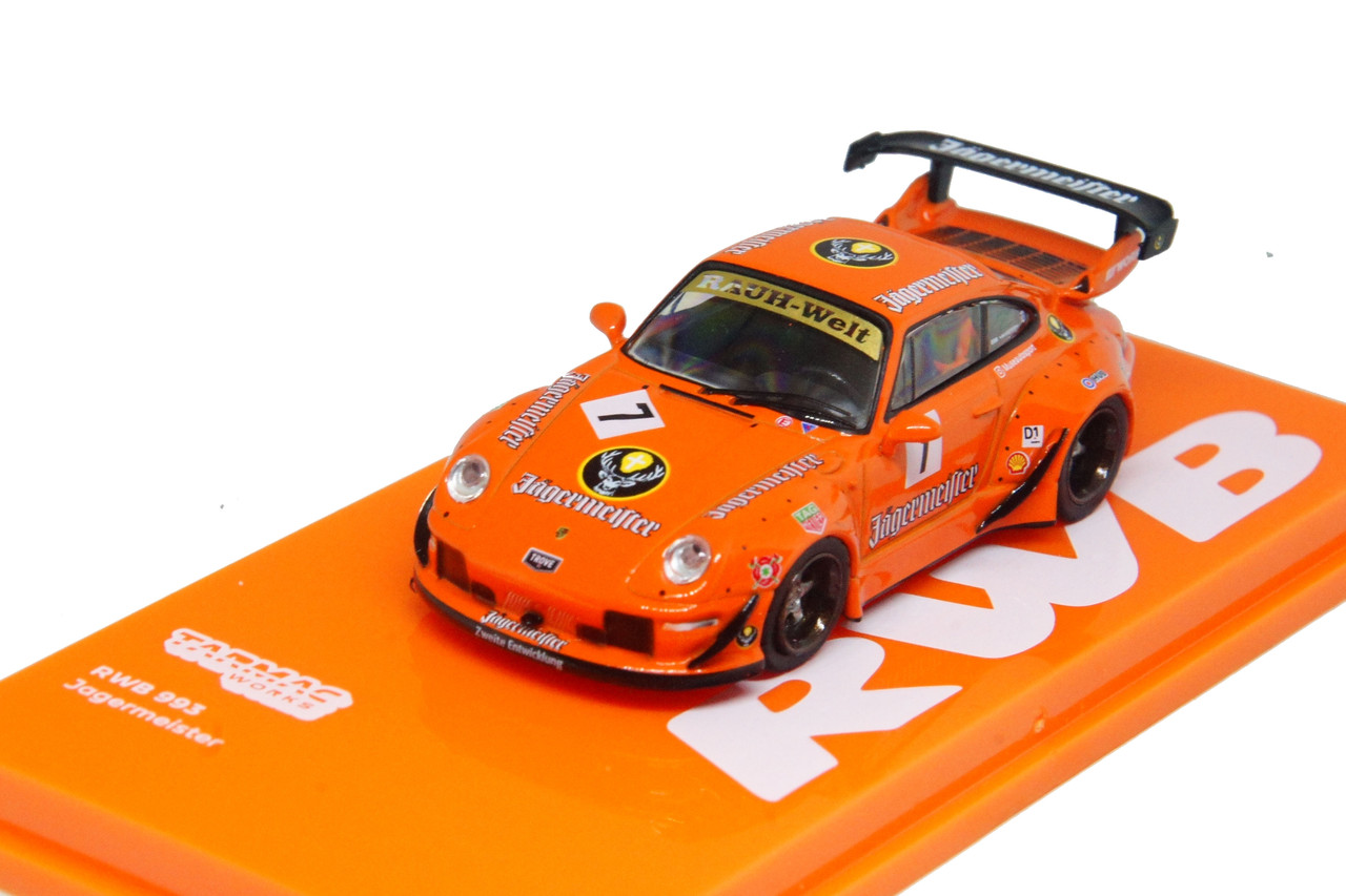 Tarmac Works 1:64 RWB 993 Jagermeister (Orange) Diecast Car Model