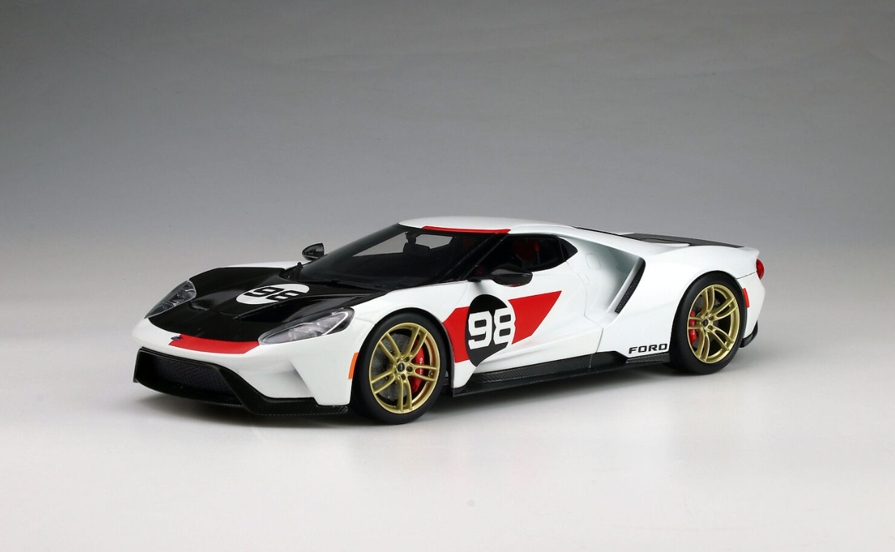 1/18 GT Spirit 2021 Ford GT - #98 1966 Daytona 24 Hours Heritage Edition Resin Car Model