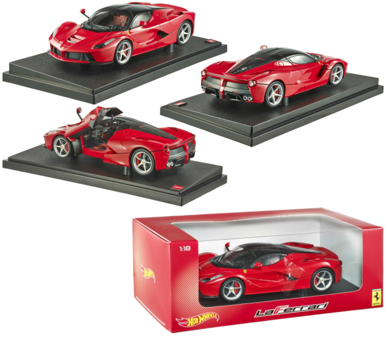 1/18 Hot Wheels Heritage LaFerrari F70 Hybrid (Red) Diecast Car Model