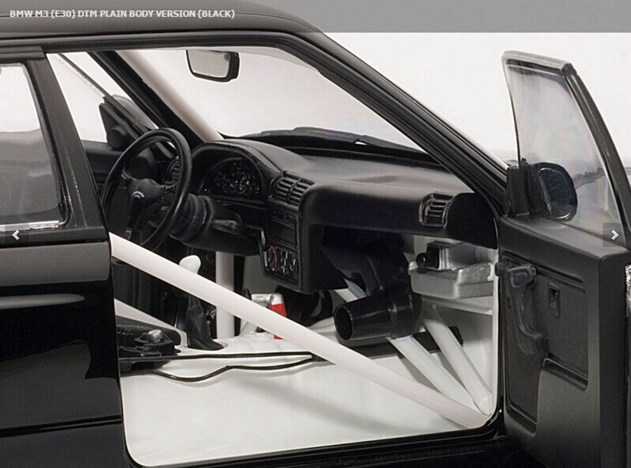 1/18 AUTOart BMW M3 (E30) DTM PLAIN BODY VERSION (BLACK