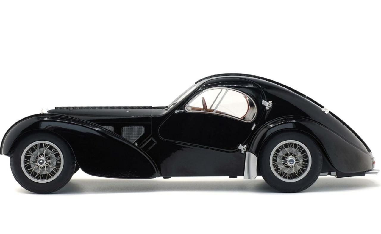 1/18 Solido 1937 Bugatti Type 57 SC Atlantic (Black) Diecast Car Model