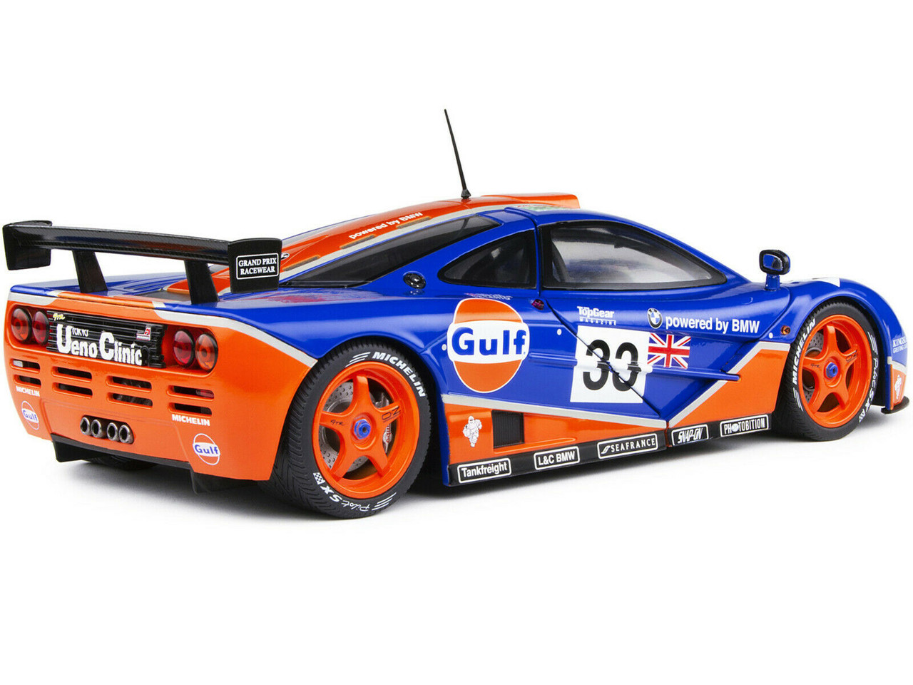 1/18 Solido 1996 McLaren F1 GTR #33 9th 24h LeMans Gulf Racing