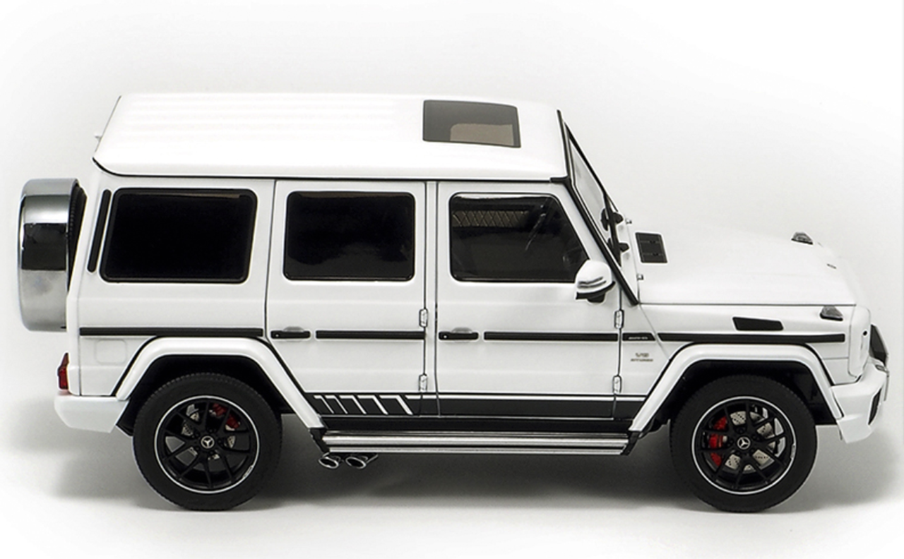 1/18 AR Almost Real Mercedes-Benz Mercedes G-Class G63 AMG (White) Diecast Car Model Limited 463 Pieces