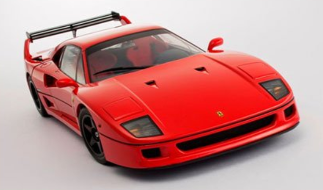 1/18 Kyosho Ferrari F40 Light Weight LM Wing (Red) Diecast Car 