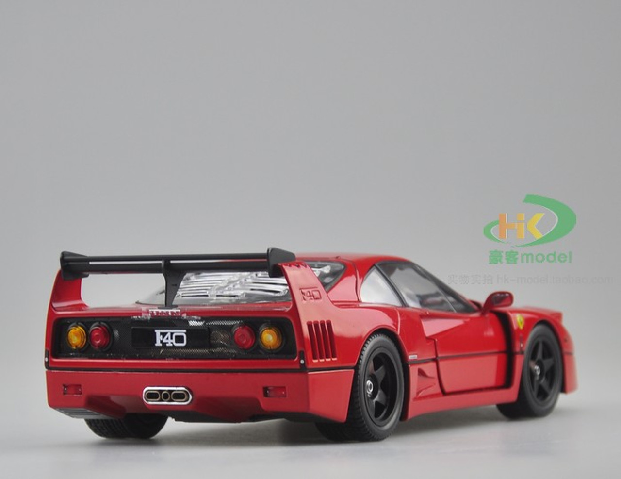 1/18 Kyosho Ferrari F40 Light Weight LM Wing (Red) Diecast Car 