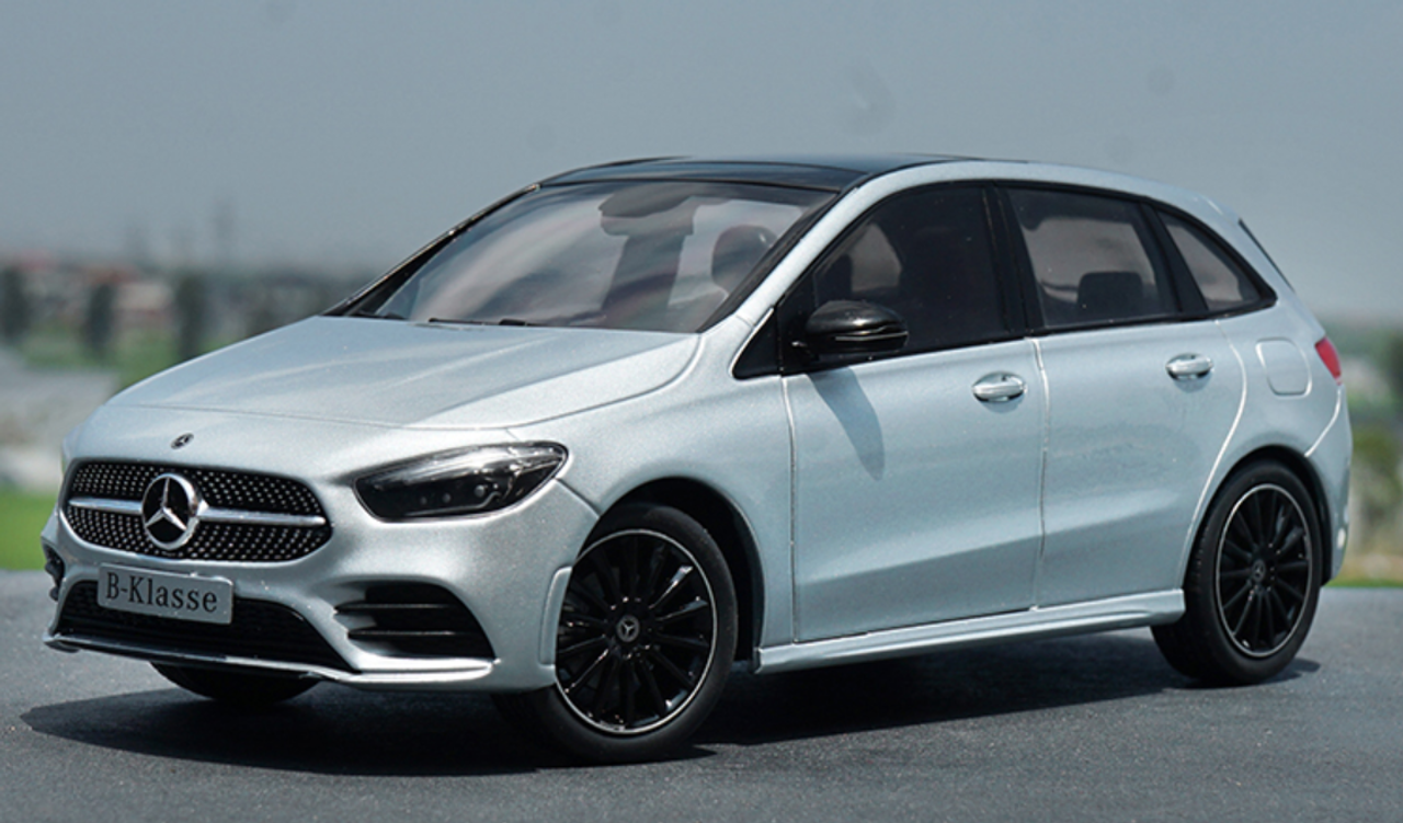 1 18 Dealer Edition 18 Mercedes Benz Mercedes B Class B Class W247 Silver Diecast Car Model Livecarmodel Com