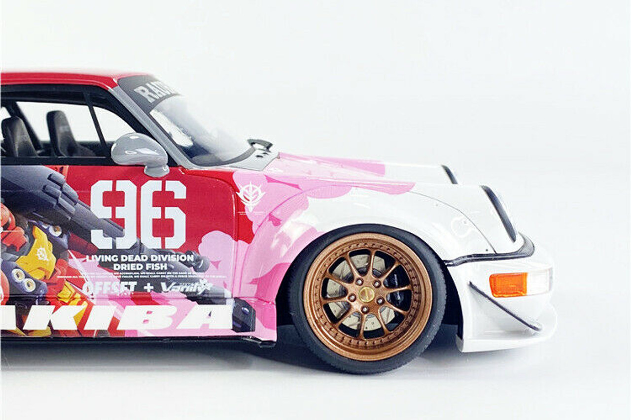 1/18 GT Spirit Porsche 911 964 RWB AKIBA Resin Car Model Limited 888 Pieces