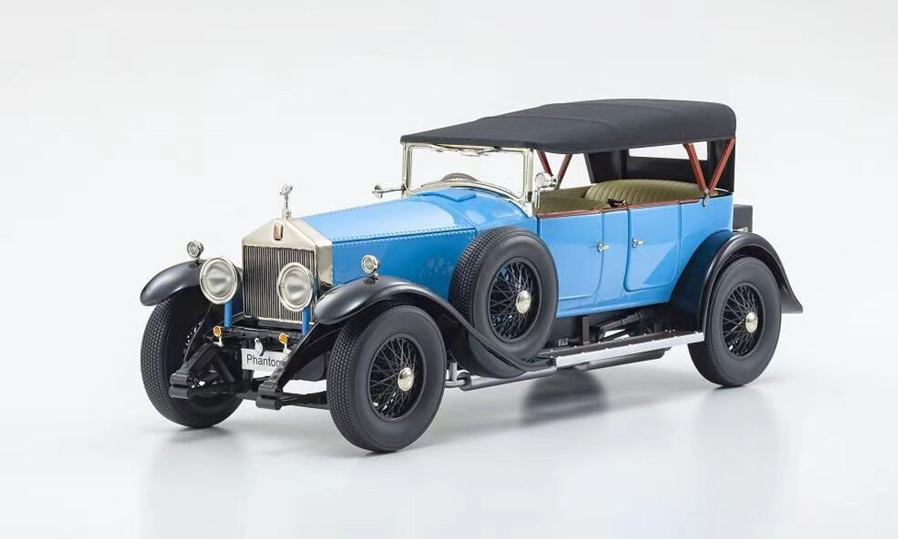 1/18 Kyosho 1927 Rolls-Royce Phantom ONE Phantom I Phantom 1 (Blue) Diecast Model