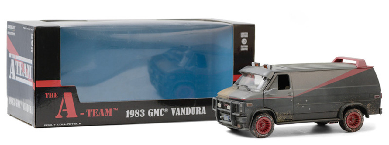 1983 GMC Vandura Van Weathered Version with Bullet Holes "The A-Team" (1983-1987) TV Series 1/24 Diecast Model by Greenlight