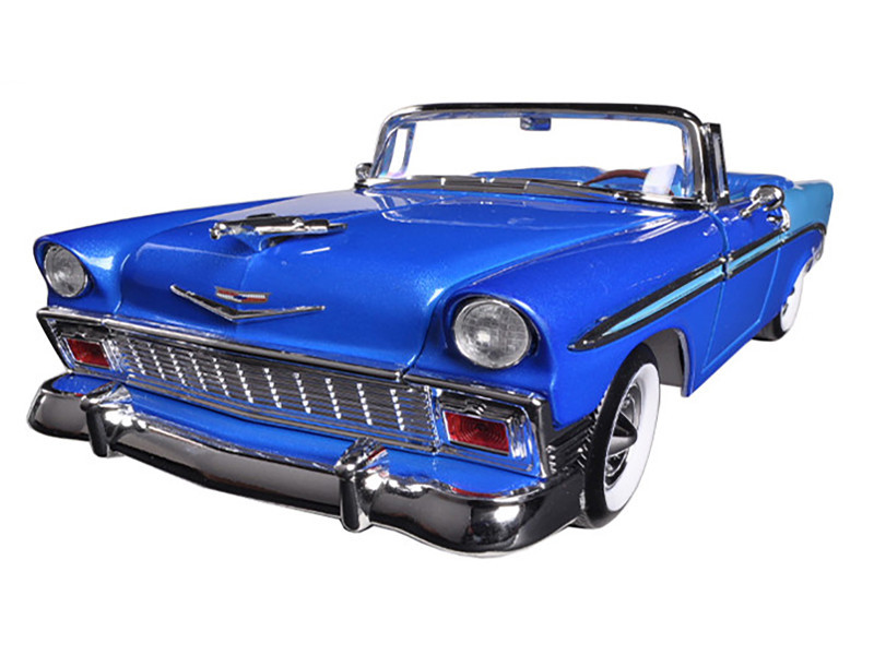 1/18 Road Signature 1956 Chevrolet Bel Air Convertible (Dark Blue