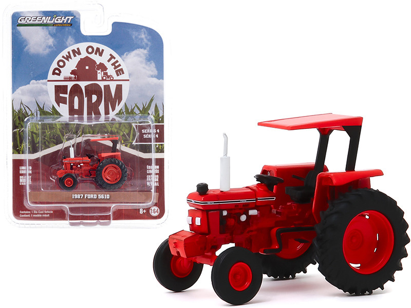 1987 Ford 5610 Tractor Red 
