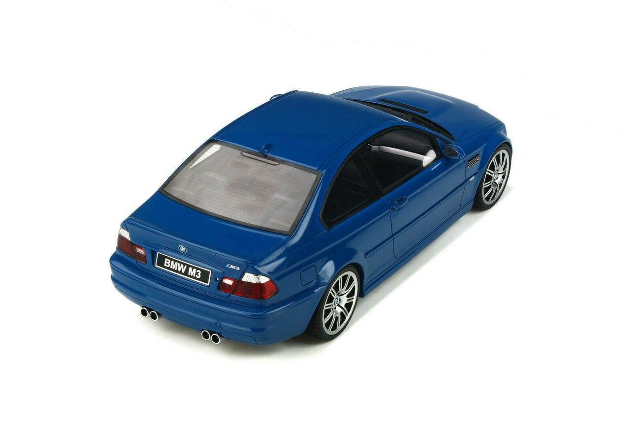 1/18 OTTO BMW E46 M3 V2 (Laguna Seca Blue) Resin Car Model Limited