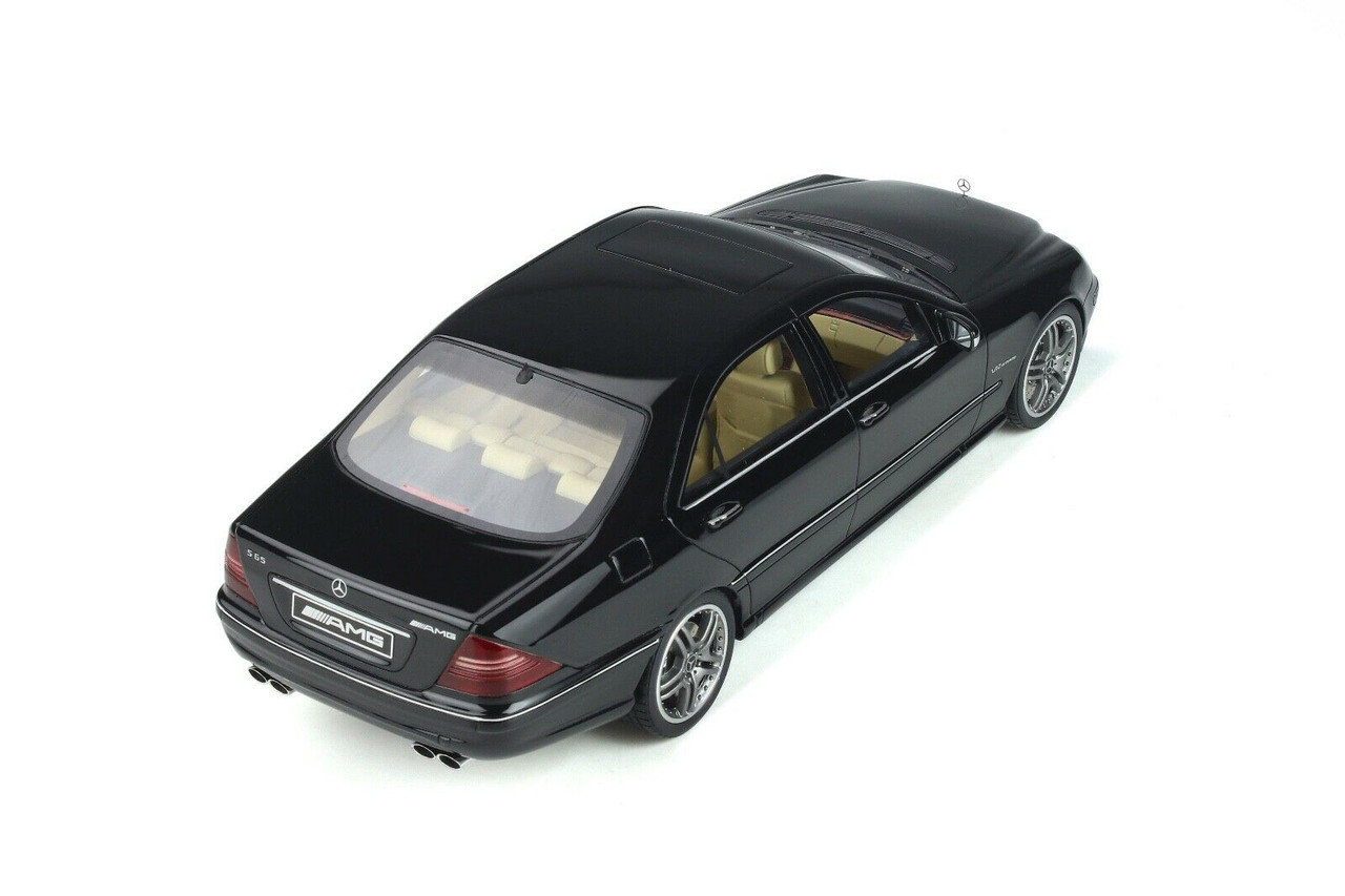 1/18 OTTO 2004 Mercedes-Benz S-Class S-Klasse W220 S65 AMG (Onyx Black) Resin Car Model