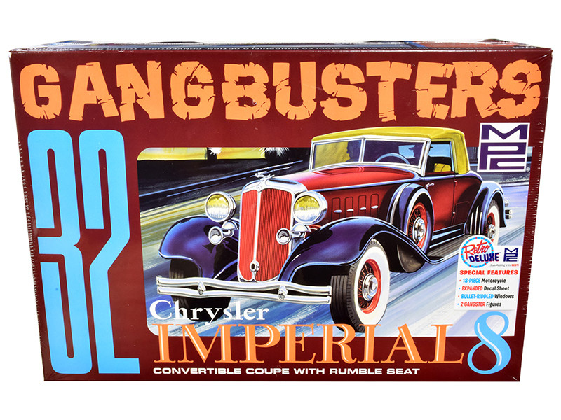 Skill 2 Model Kit 1932 Chrysler Imperial Eight with Police