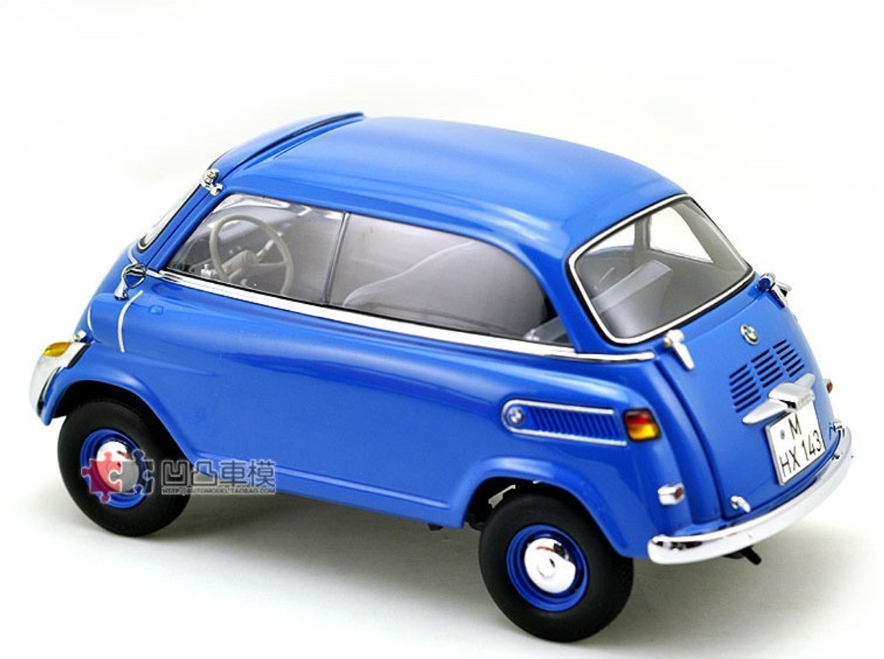 1/18 Dealer Edition BMW Isetta 600 (Blue) Diecast Car Model 