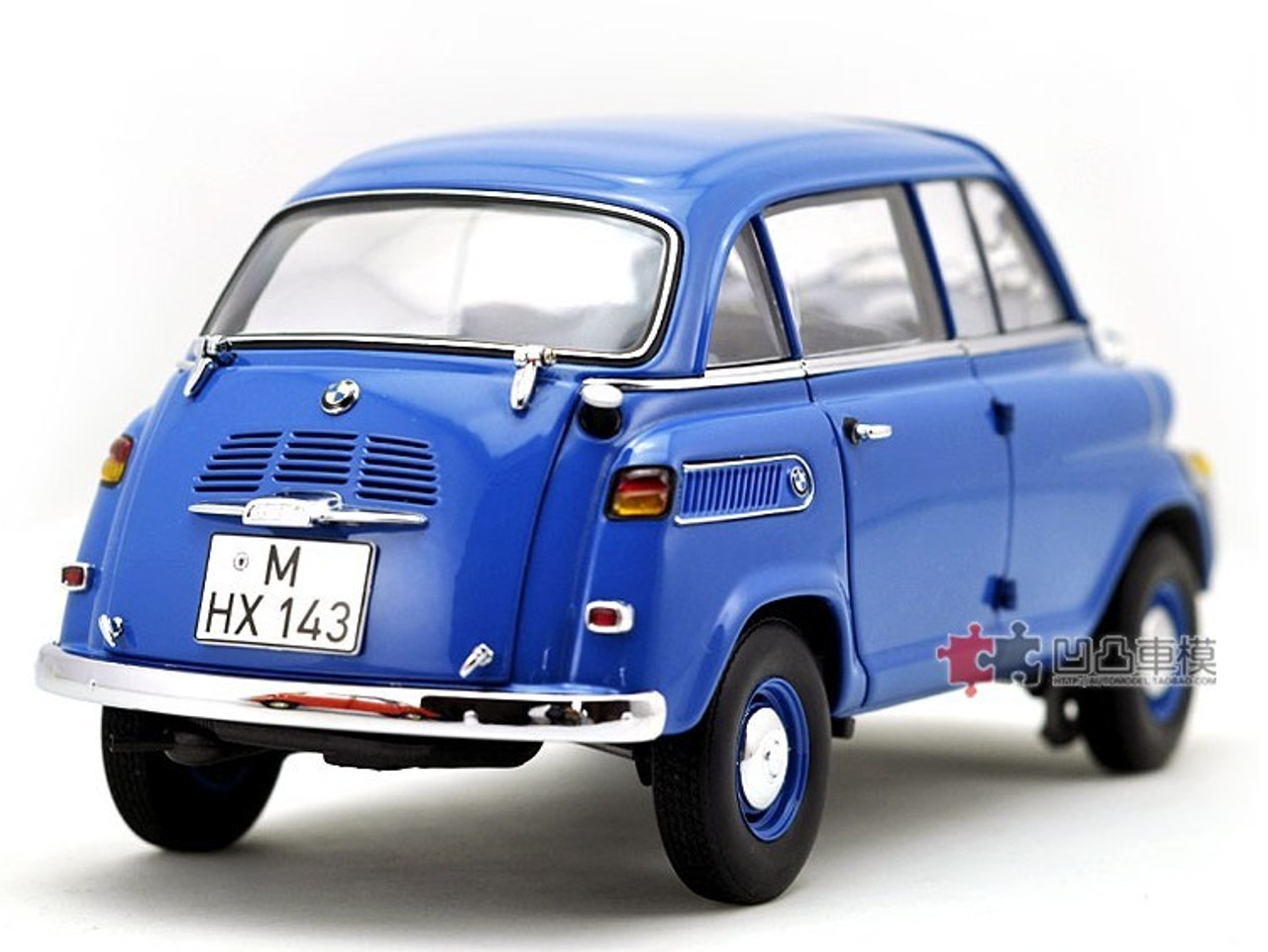 1/18 Dealer Edition BMW Isetta 600 (Blue) Diecast Car Model