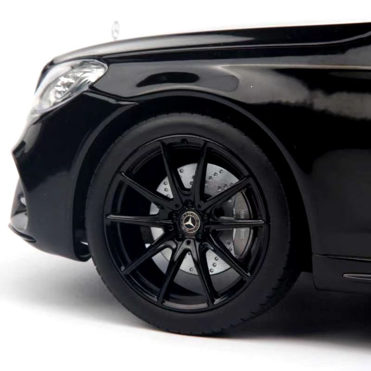 1/18 Norev 2018 Mercedes-Benz Mercedes S-Class S-Klass AMG Line (Black w/ Black Wheels) Diecast Car Model