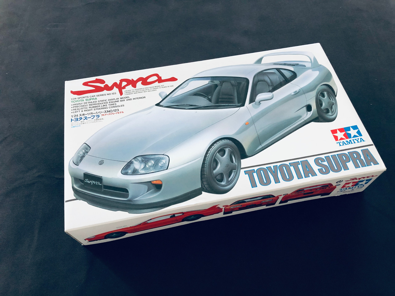 TAMIYA - Toyota Supra 1/24 Scale Model Kit - No. 123