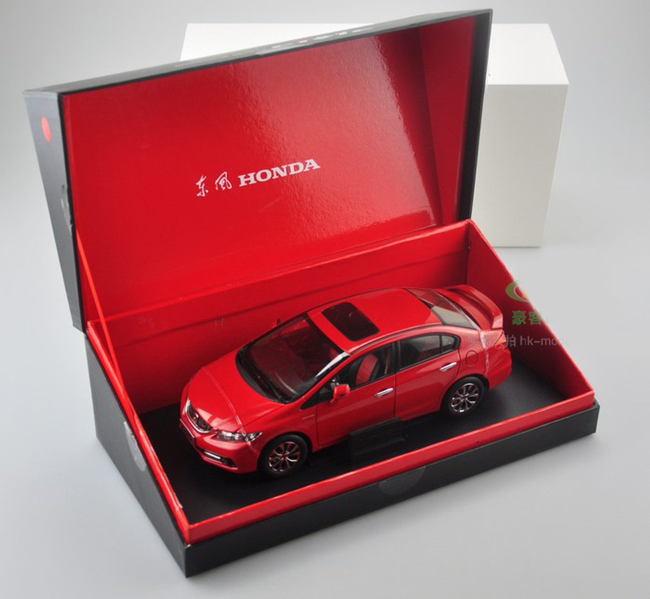 1/18 Dealer Edition Honda Civic (Red) 9th Generation (2012–2015) Diecast Car Model