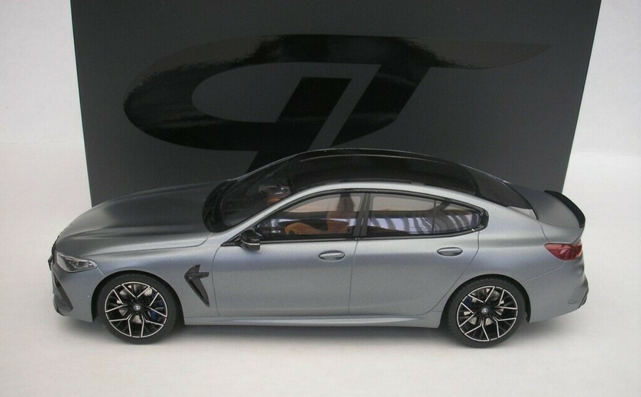 1/18 GT Spirit 2020 BMW M8 Gran Coupe (Frozen Bluestone Metallic Grey) Resin Car Model