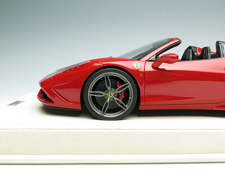 MR 1/18 Ferrari 458 Speciale Aperta (Red w/ Blue/White Stripes