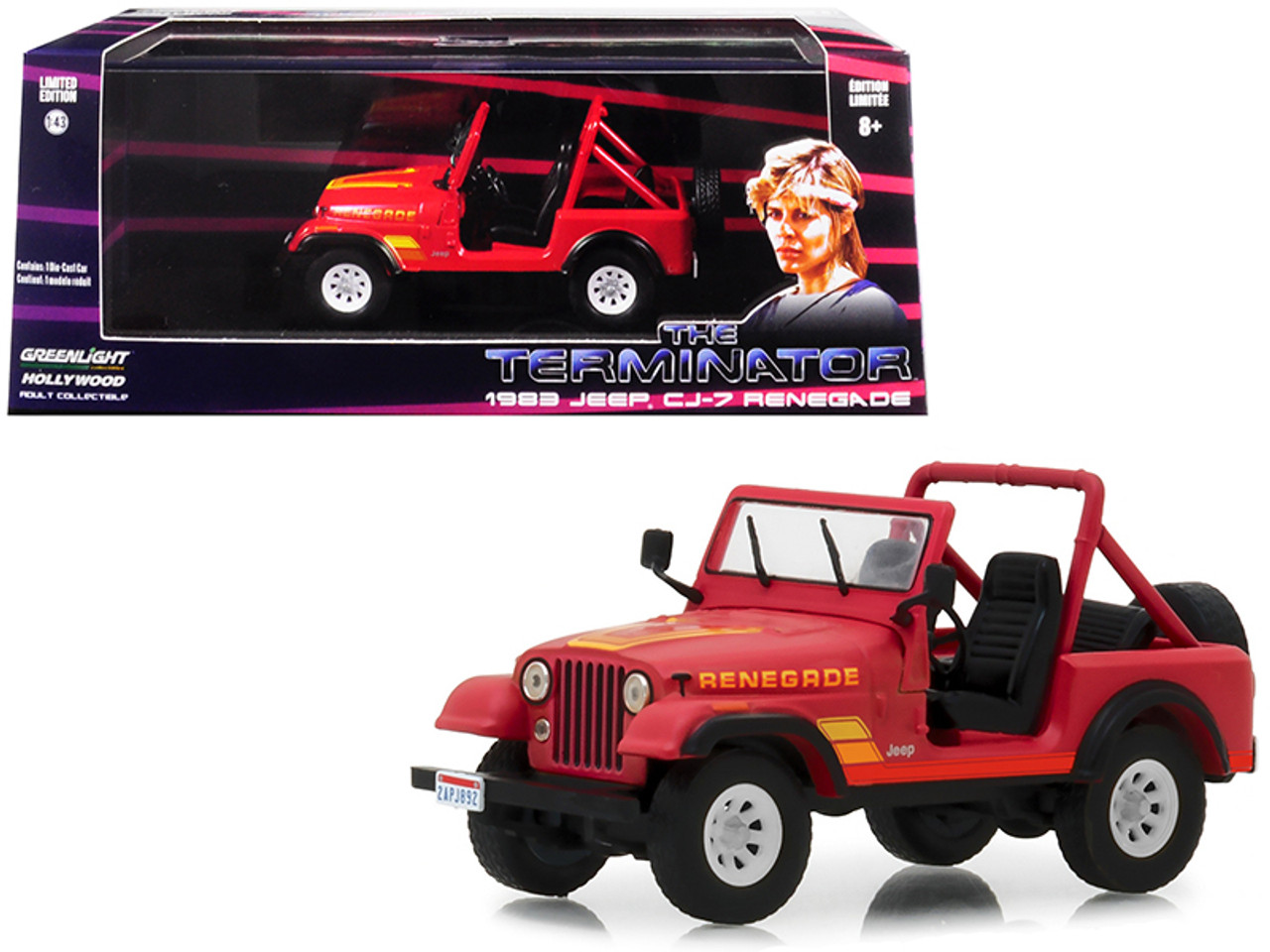 1983 Jeep CJ-7 Renegade Red (Sarah Connor's) 