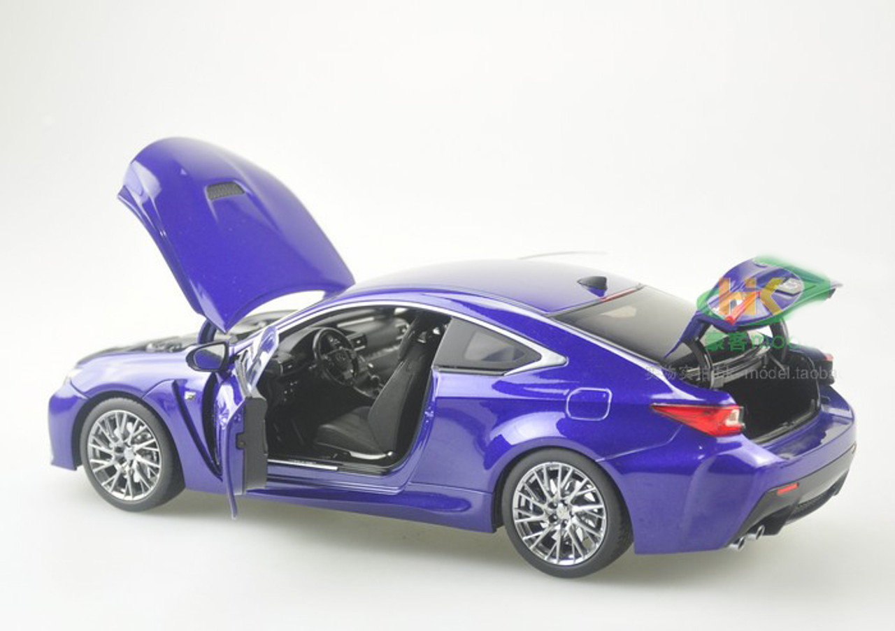 レクサス特注 1/18 レクサス RC F ブルー 2015 RCF RC-F-