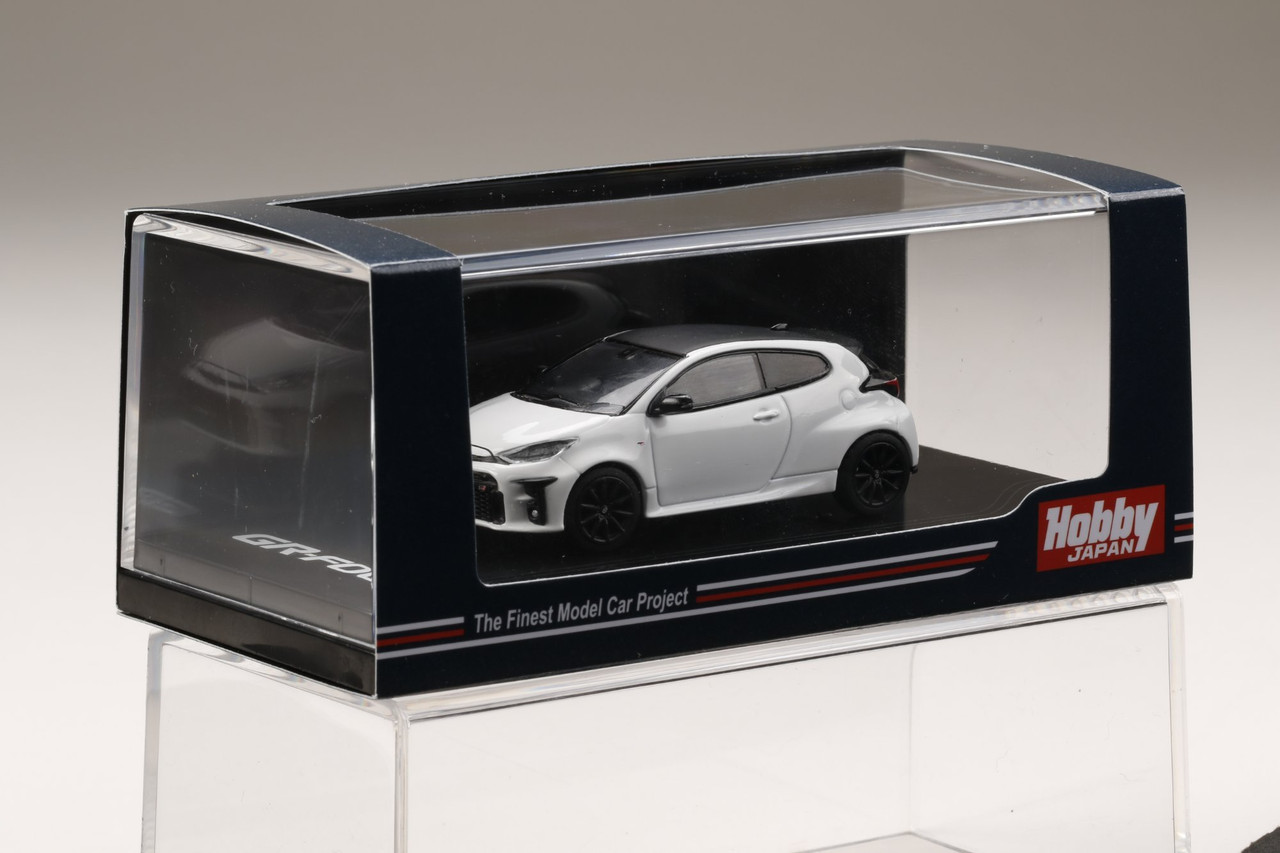 1/64 Hobby Japan Toyota GR Yaris RZ High-performance (White) Diecast Car Model