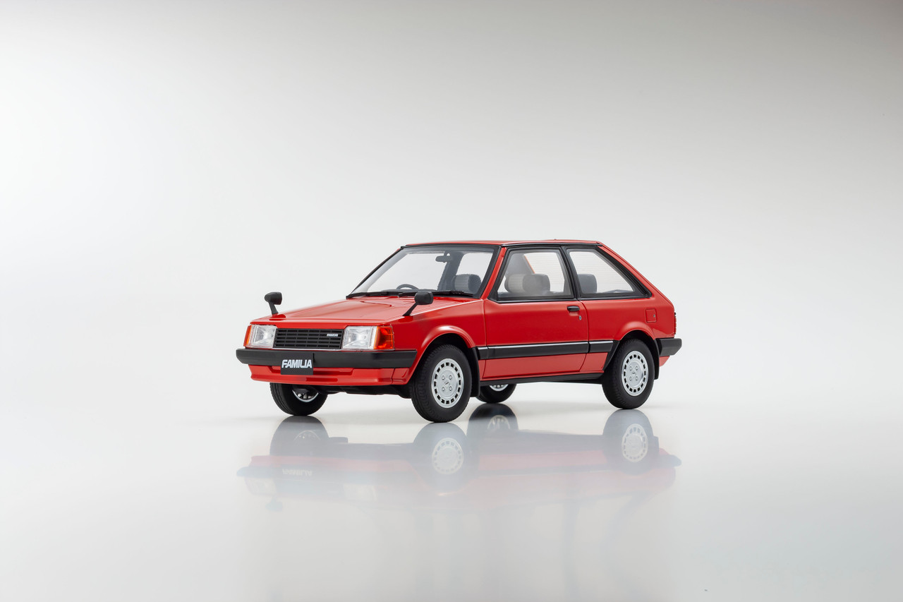 1/18 Kyosho Samurai Mazda Familia Red Car Model - LIVECARMODEL.com