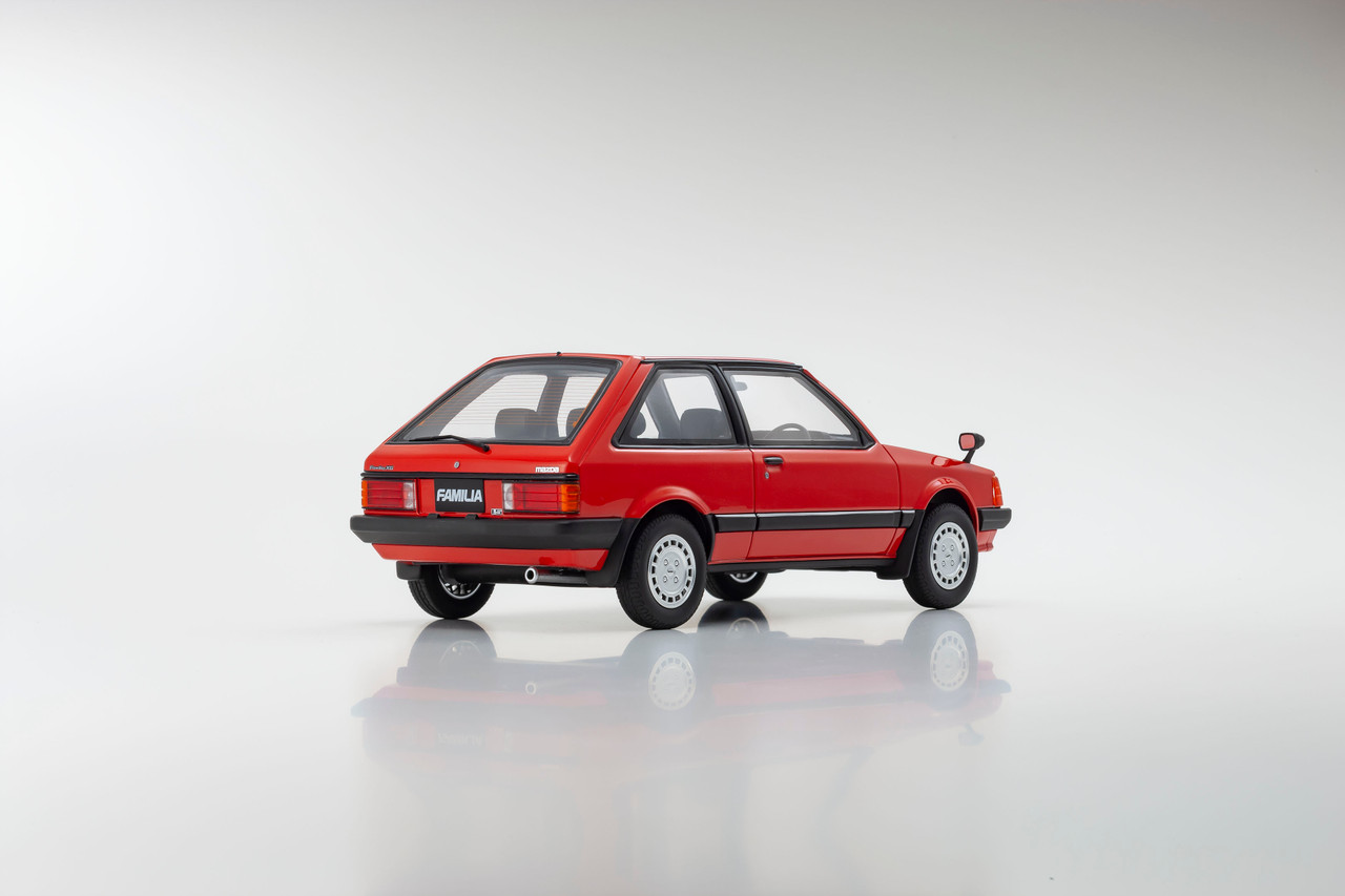 1/18 京商 ファミリア 1⁄18 Kyosho Samurai Mazda Familia Red Car Model -