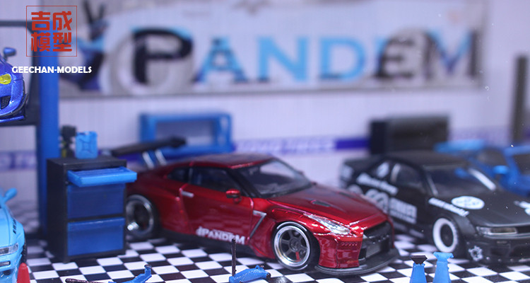 1/64 Geechan Model Rocket Bunny Pandem Repair Shop Diorama Model