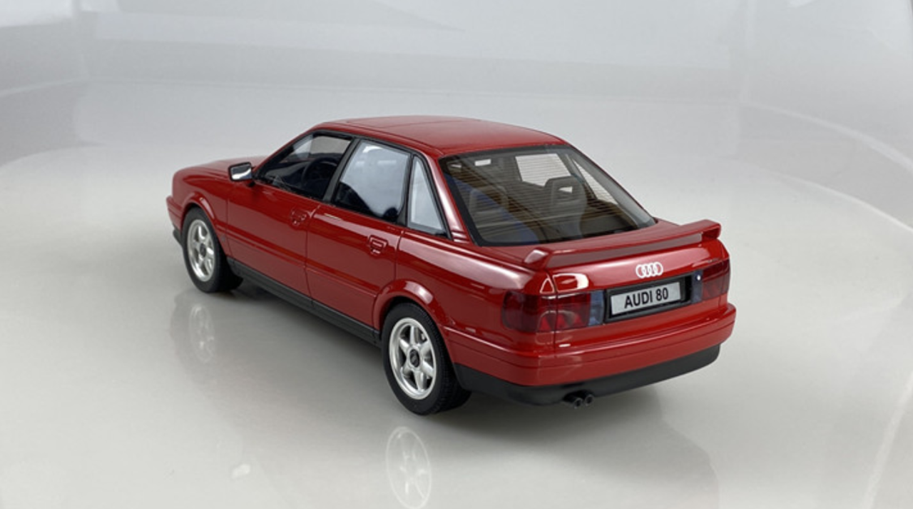 1/18 OTTO Audi 80 (B4) Quattro Competition Red Resin Car Model