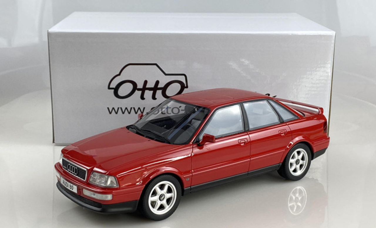 お得用オットーモービル 1/18 アウディ 80 クワトロ コンペティション 1994 レッド 2000台限定 Otto Mobile 1:18 Audi 80 Quattro Competition 乗用車