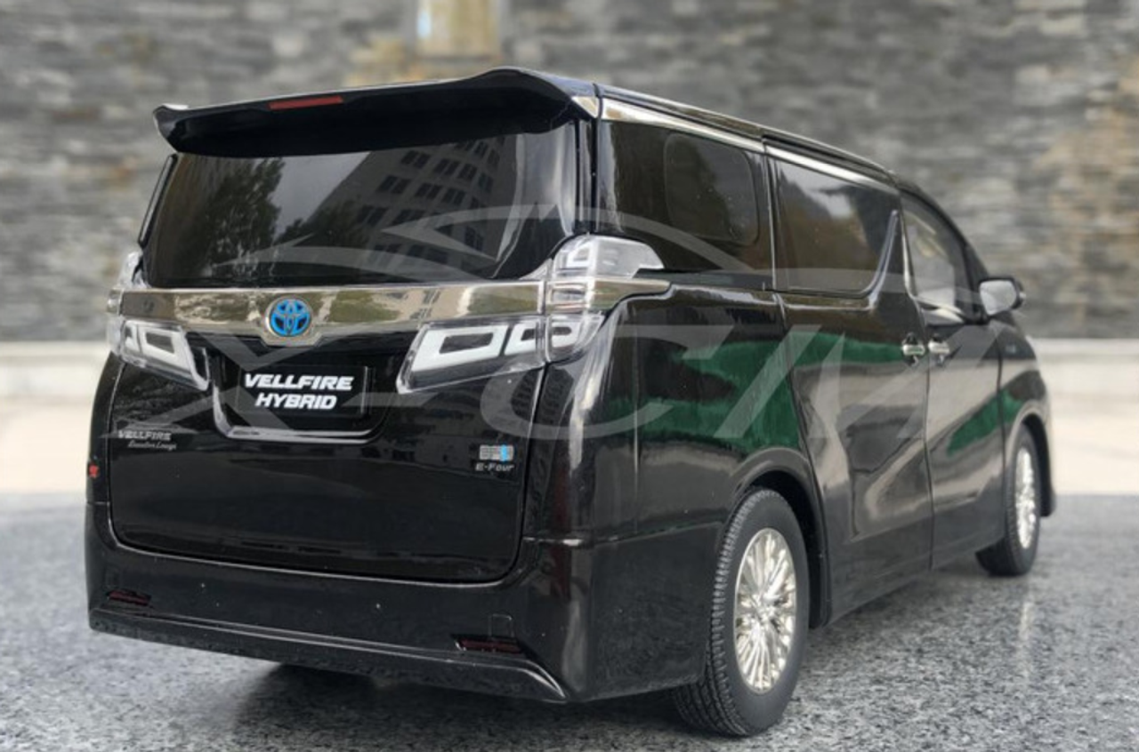 1/18 Dealer Edition Toyota Vellfire (Black) Diecast Car Model