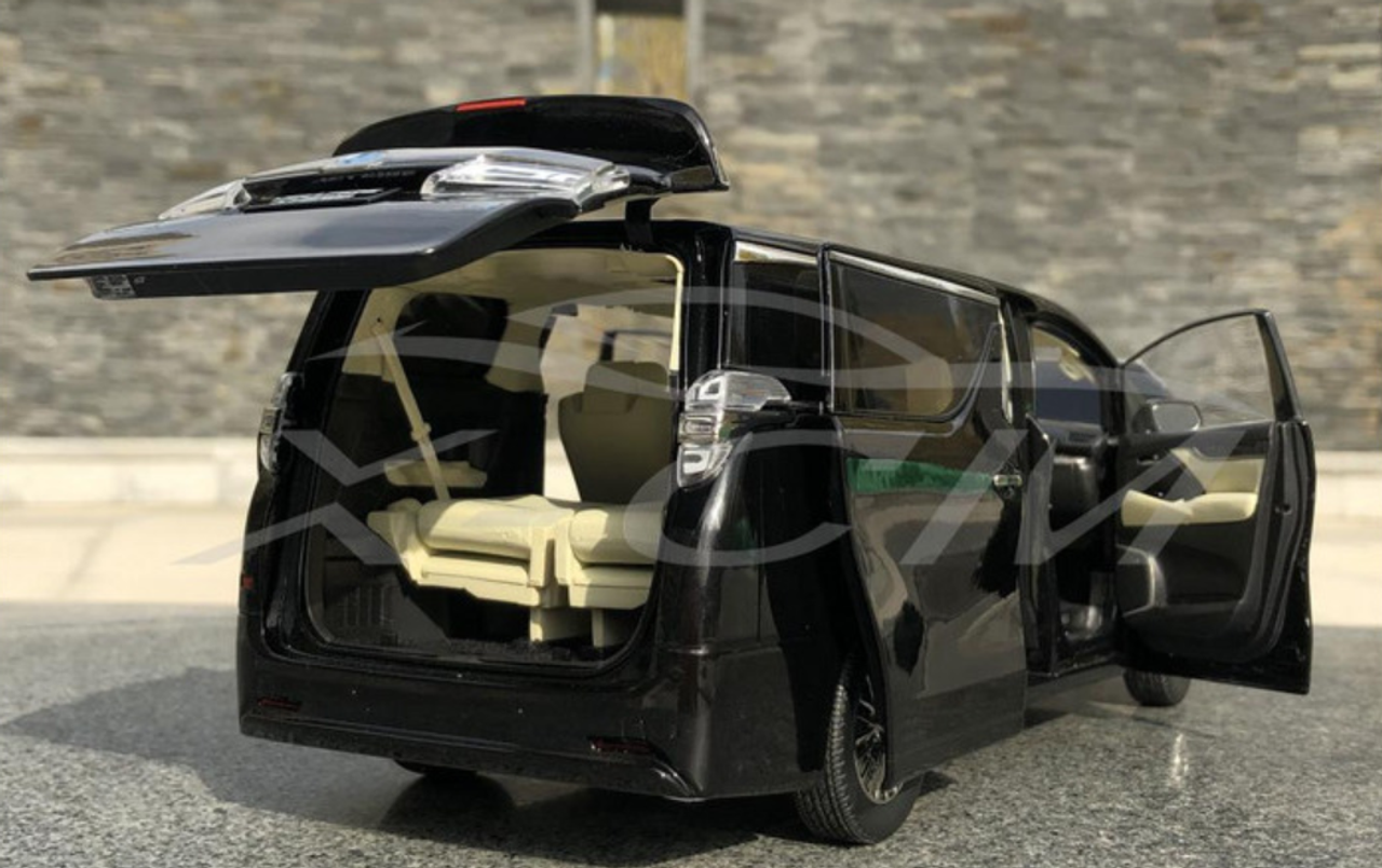 1/18 Dealer Edition Toyota Vellfire (Black) Diecast Car Model