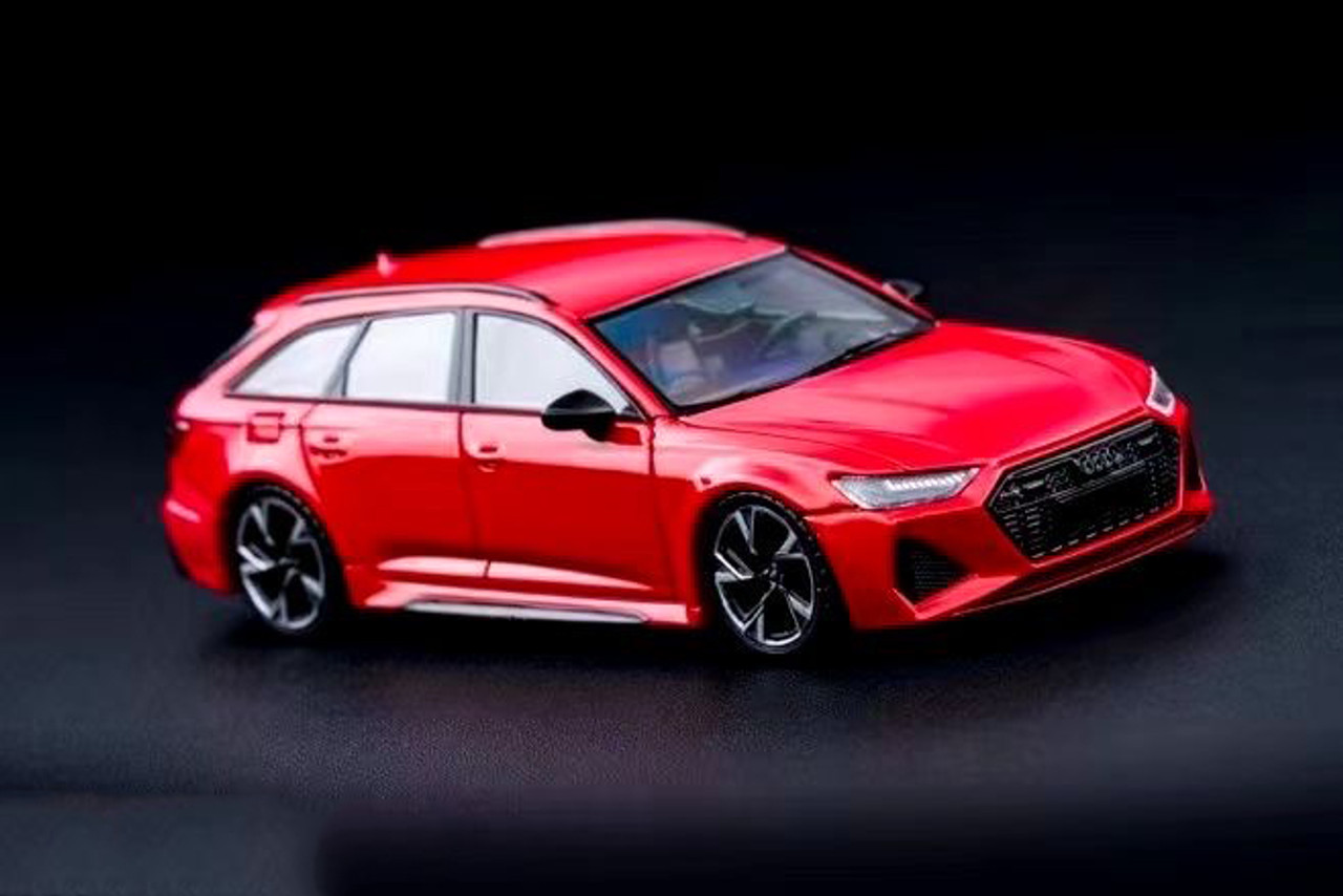 1/64 Audi RS6 Avant C7 (Misano Red) Diecast Car Model Limited 