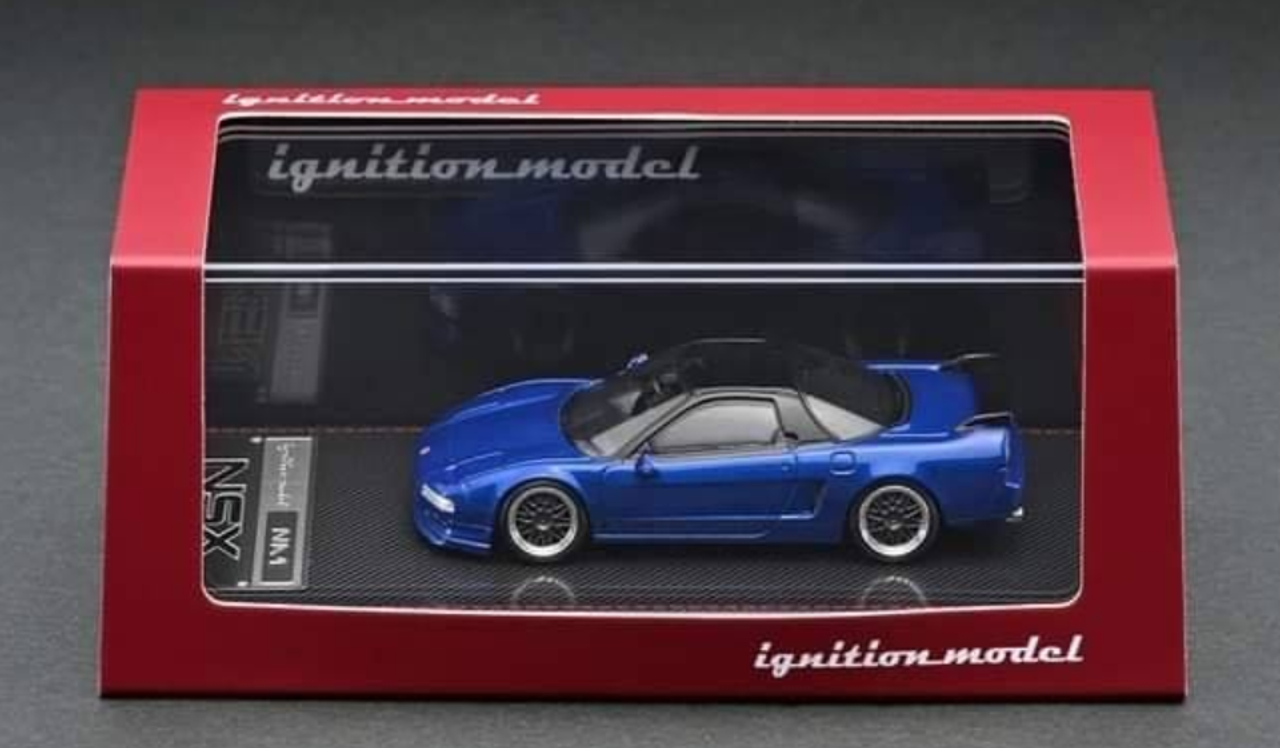 1/64 Hobby Japan Honda NSX (NA1) Metallic Blue Diecast Car Model